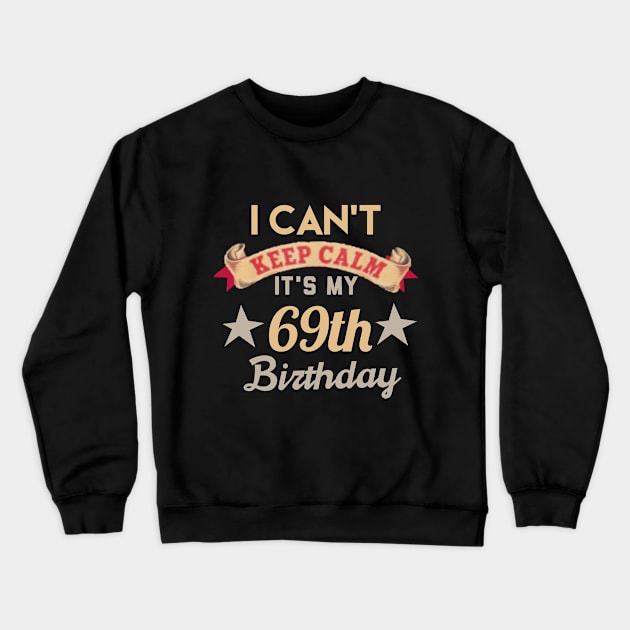 69th birthday gift Crewneck Sweatshirt by Design stars 5